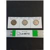 Image 1 : (3) Canadian Quarters (80% Silver) 1940 thru 1942