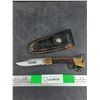 Image 1 : Explorer Folding Knife & Leather Sheath