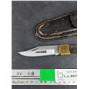 Image 2 : Explorer Folding Knife & Leather Sheath