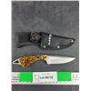 Image 4 : Uncle Henry Fixed Blade Knife w/ Sheath