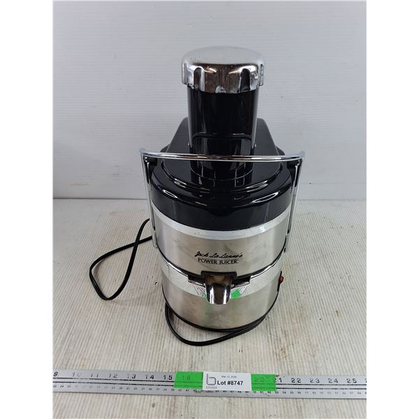 Jack La Lanne's Power Juicer - Powers On, As Is - PICK UP