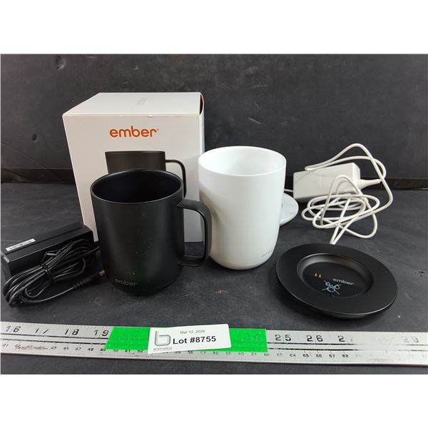 Ember 295ml & 414ml Temperature Control Mugs - Powers On, As Is