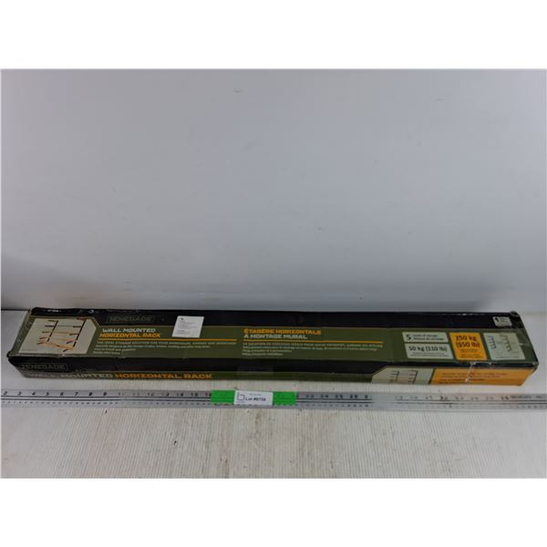 Renegade Wall Mounted Horizontal Rack 250kg Max - PICK UP ONLY