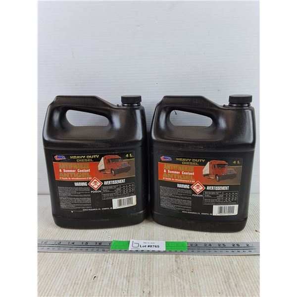 (2) 4L Nemco Heavy Duty Diesel Antifreeze & Summer Coolant - PICKUP ONLY