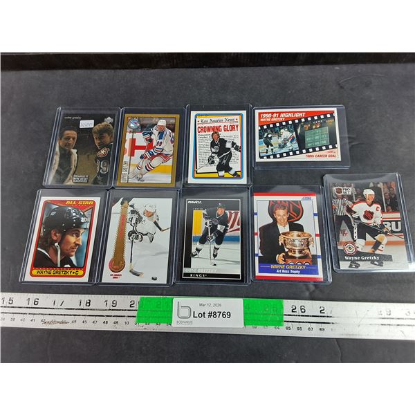 Assorted Wayne Gretzky Trading Hockey Cards - Upper Deck, Topps, NHL Pro Set