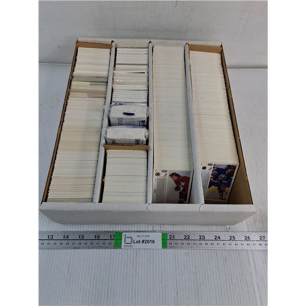 Large Box of Assorted Hockey Cards-Cannot Authenticate