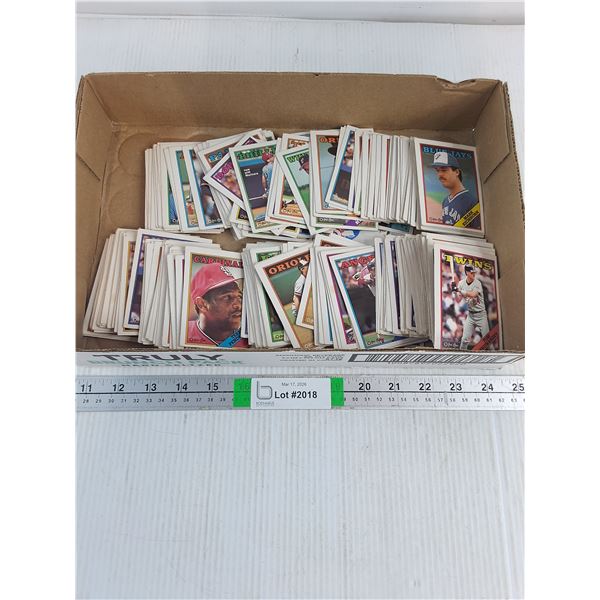 Box of O-Pee-Chee Baseball Cards 1987-Cannot Authenticate