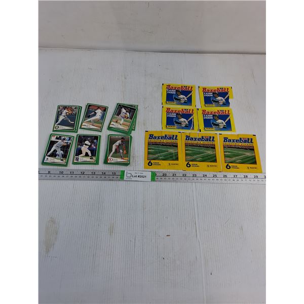 Lot of Baseball Stickers 1989&1994 with Empty Sticker Pkgs. Cannot Authenticate