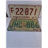 Image 3 : (6) Saskatchewan License Plates Including (2) 1973 Home of RCMP