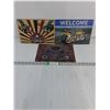 Image 1 : (3) Metal Decorative Signs