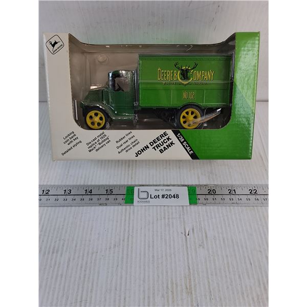 (NIB) 1:38 John Deere Truck Bank-1926 Mack "Bulldog" Delivery Van