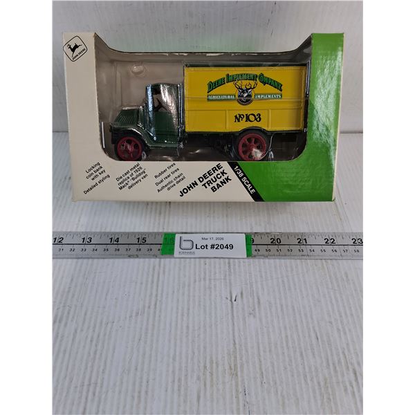 (NIB) 1:38 John Deere Truck Bank-1926 Mack "Bulldog" Delivery Van