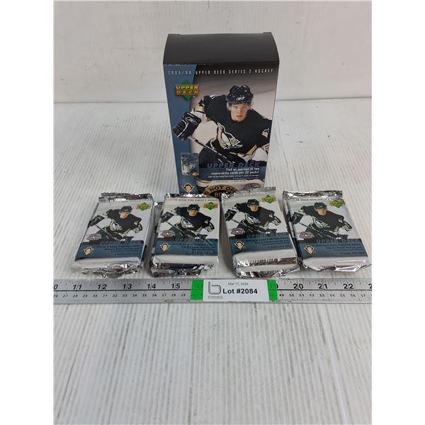 (16) Pkgs. of 2005-06 Upper deck Hockey Cards-Opened-Cannot Guarantee Authenticity