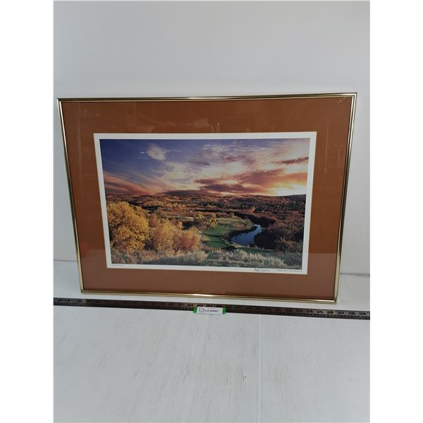 Metal Framed "Deer Valley Golf Estates" Photo by Douglas Walker - 27.5" x 20.5" - Pickup Preferred