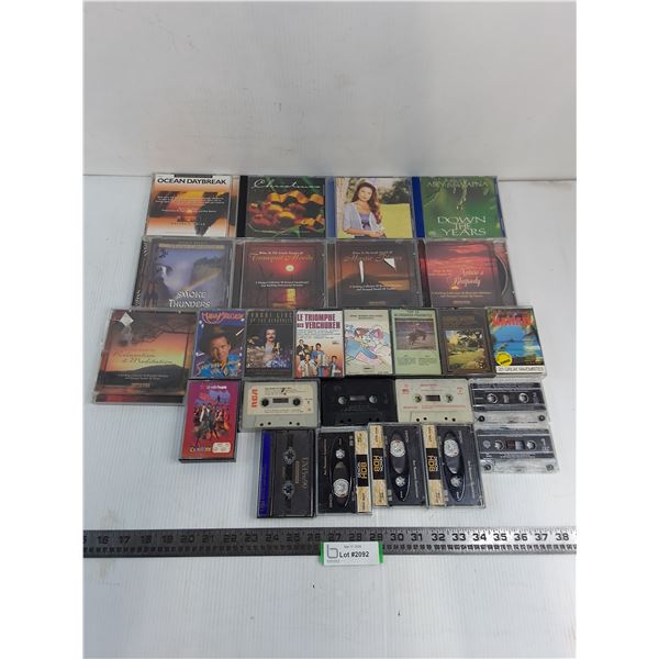 Assorted Musical CDs & Cassettes - Mostly Background Mood Setting Music