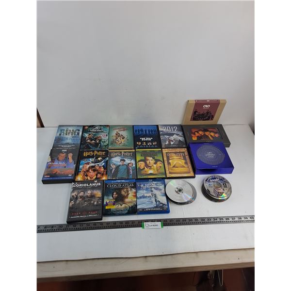 DVD Movies (Jurassic World, Harry Potter, Stargate), PC Games, Infinite K-Pop Box Sets