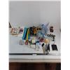 Image 1 : Mixed Lot (Paint Supplies, Sewing Patterns, Door Knobs, Hand Tools, Misc.)