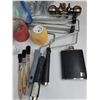 Image 5 : Mixed Lot (Paint Supplies, Sewing Patterns, Door Knobs, Hand Tools, Misc.)