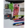 Image 2 : Art & Decor Supplies, Glass Vase, Tote Kit, "Electronics Themed" Backpack