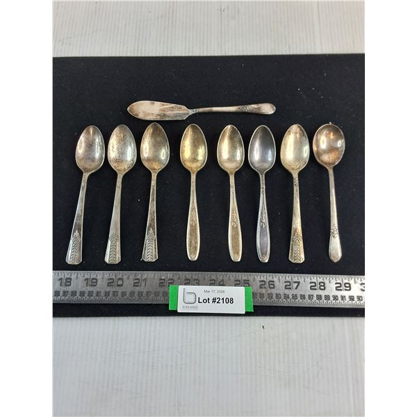 (9) Vintage Silver-Plated Utensils