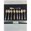 Image 1 : (9) Vintage Silver-Plated Utensils
