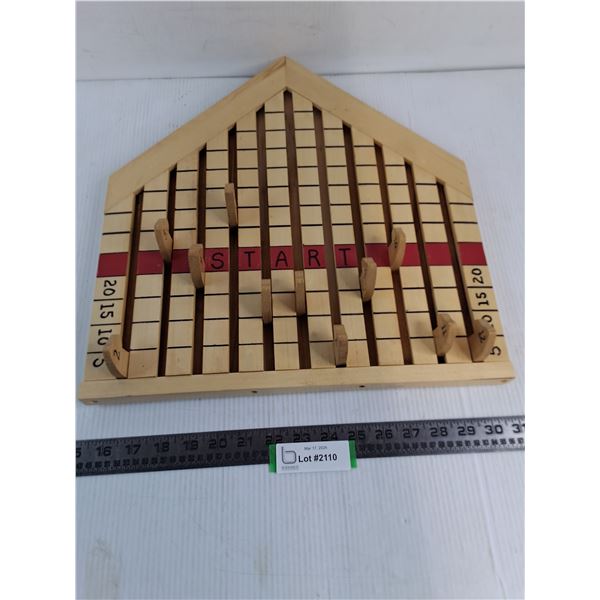 Wooden "Horse Racing" Game