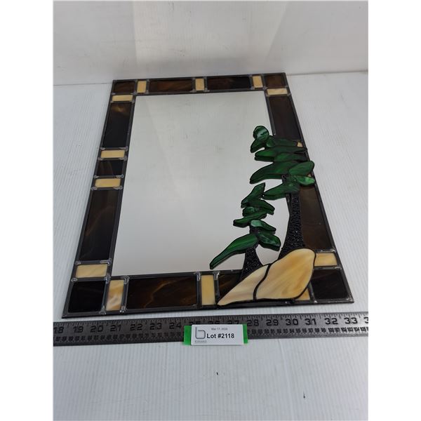 Stained Glass 15" x 21" Mirror - PICK UP