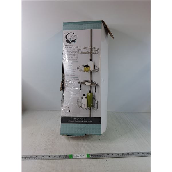 Tension Corner Shower Caddy ( as is, cannot ship)