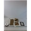 Image 1 : Picture Frame, Brass Extension Rods, Misc