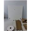 Image 3 : Picture Frame, Brass Extension Rods, Misc