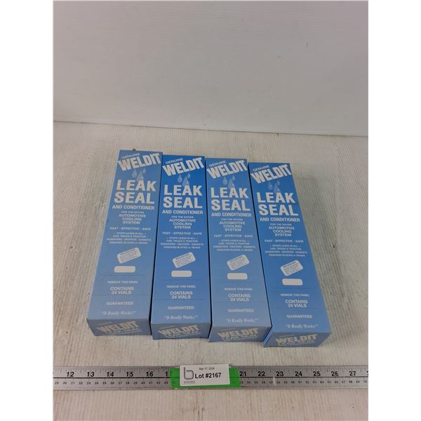(4) Weldit Radiator Leak Seal & Conditioner Boxes - PICK UP