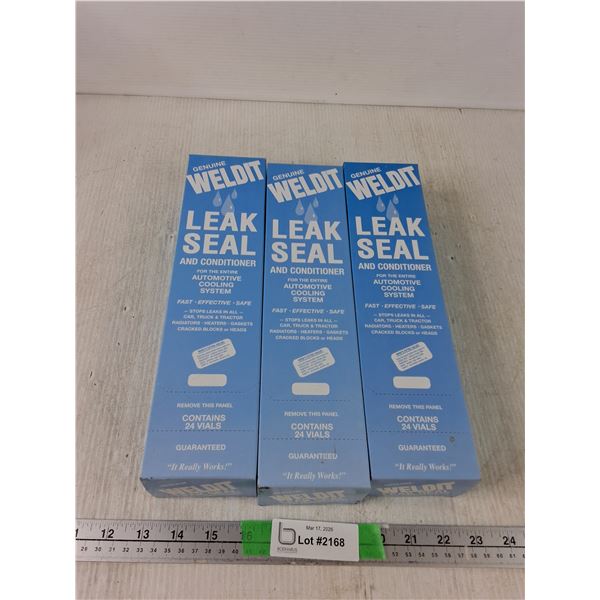 (3) Weldit Radiator Leak Seal & Conditioner Boxes - PICK UP