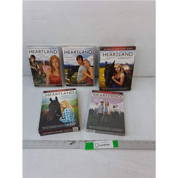 Heartland on DVD- Seasons 1, 2, 3 & 5