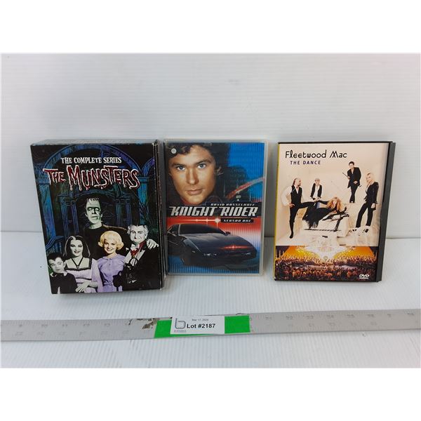The Munster- Complete Series, Knight Rider- Season One & Fleetwood Mac- The Dance on DVD