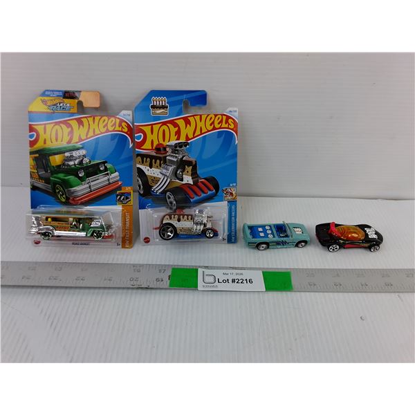 Hot Wheels Diecast Cars- Fast Transit, Celebration Racer, Boom Box Speaker Truck, Flashfire Turbo