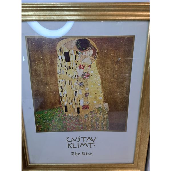 'The Kiss' Print & Cabin Painting Up to 24" x 18"- Cannot Ship