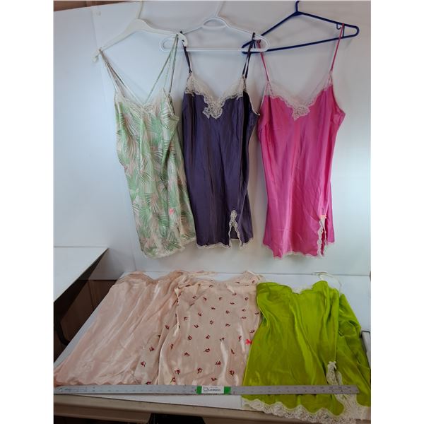 (6) Victoria's Secret Slip Dresses- L