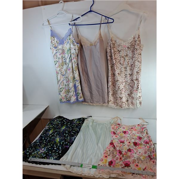 (6) Victoria's Secret Slip Dresses- L