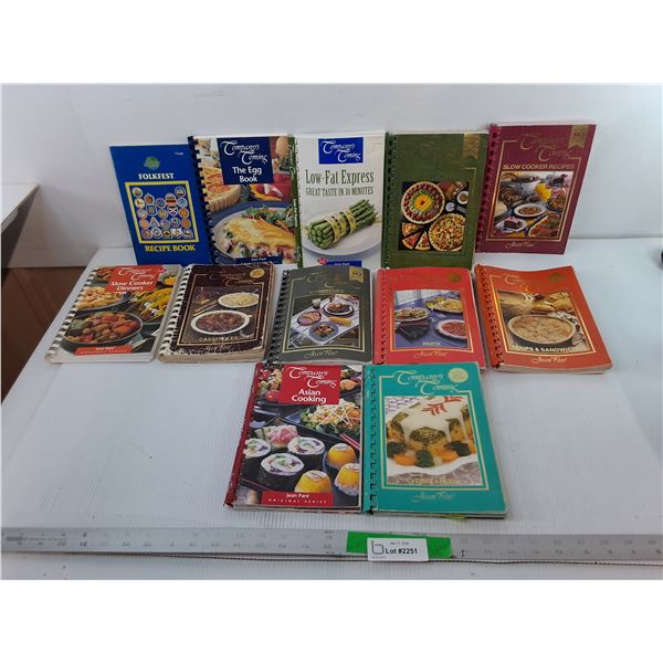 (12) Mostly Company's Coming Cookbooks- Slow Cooker, Pasta, Asian, Misc.