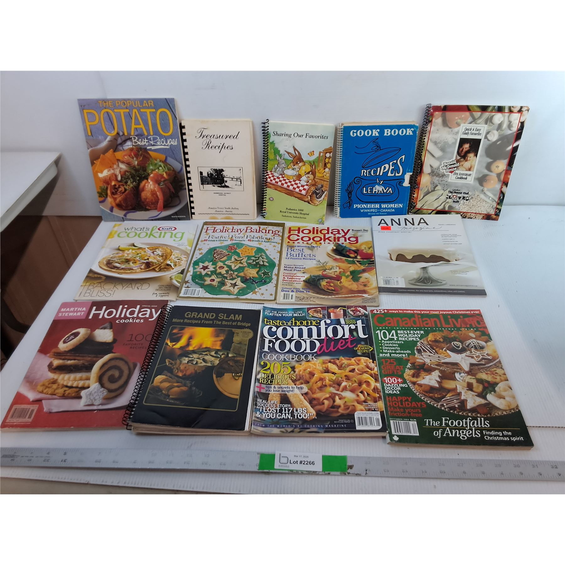 (13) Cookbooks/Magazines- Potato, Canadian Living, Ronald McDonald ...
