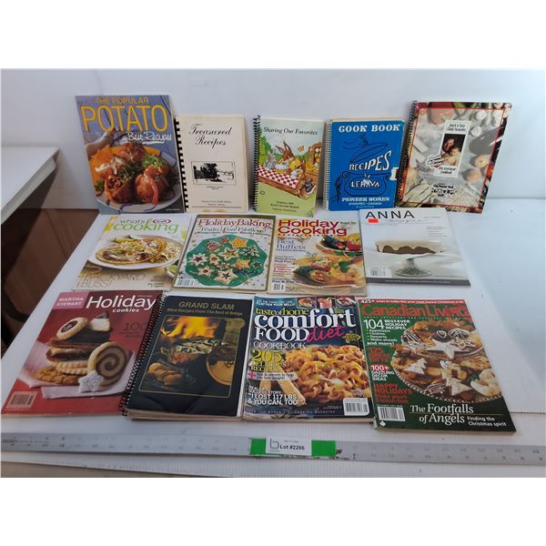 (13) Cookbooks/Magazines- Potato, Canadian Living, Ronald McDonald House, Misc.