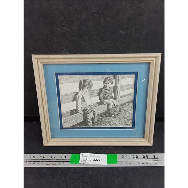 Framed Wall Art Print by Bernie Brown 11" x 9"