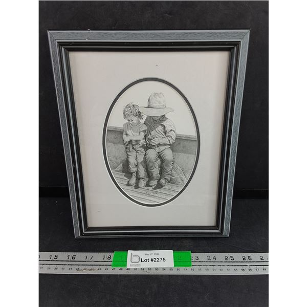 Framed Wall Art Print by Bernie Brown 11" x 9"