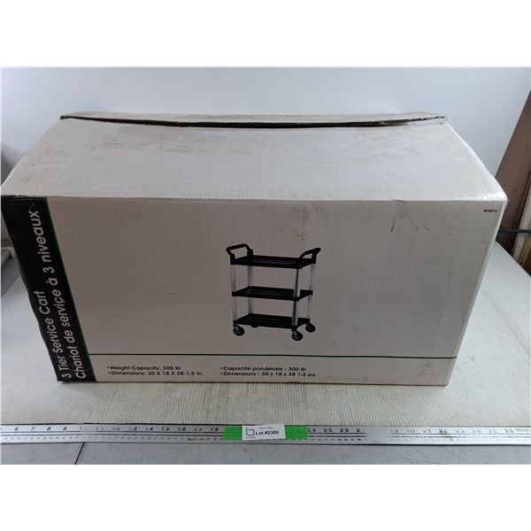 3 Tier Service Cart - New - PICK UP ONLY