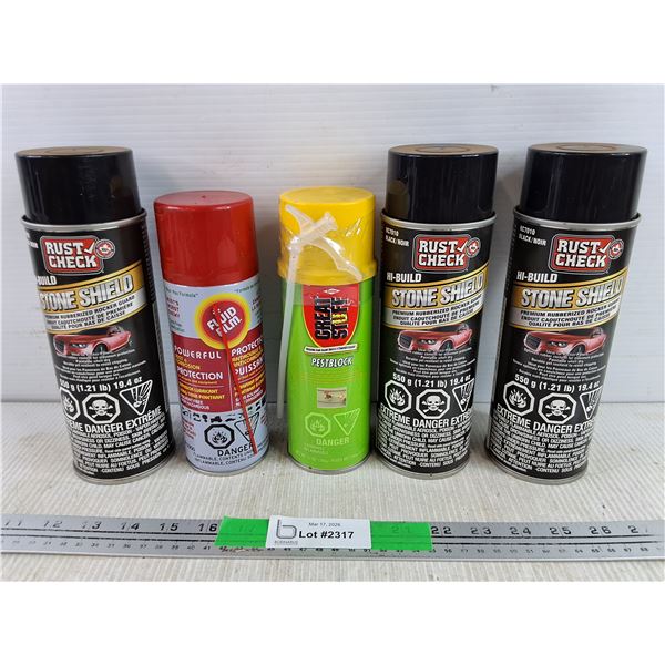 Rust Check Hi Build Stone Shield Spray, Fluid Film Powerful Rust & Corrosion Protection, PestBlock