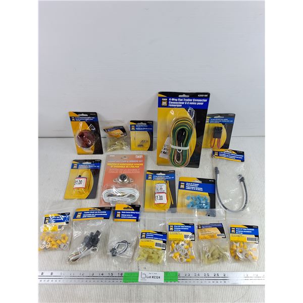 Assorted Powerfist Electrical Components & Fiamm Horn Button & Wiring Kit