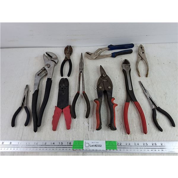 Pliers, Wire Strippers, Needle Nose Pliers, Wire Cutters