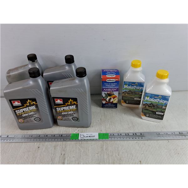 Petro Canada Supreme Synthetic 0W30 Engine Oil - Opened, Tree & Garden Insect Killers