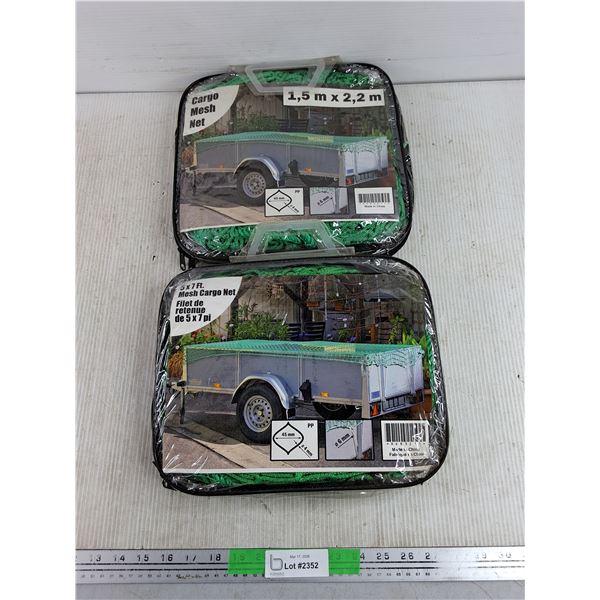 (2) Mesh Cargo Nets