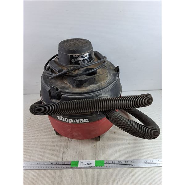 *Shop Vac Model 725A Wet/Dry Vacuum Cleaner - Powers On, As Is - PICK UP ONLY